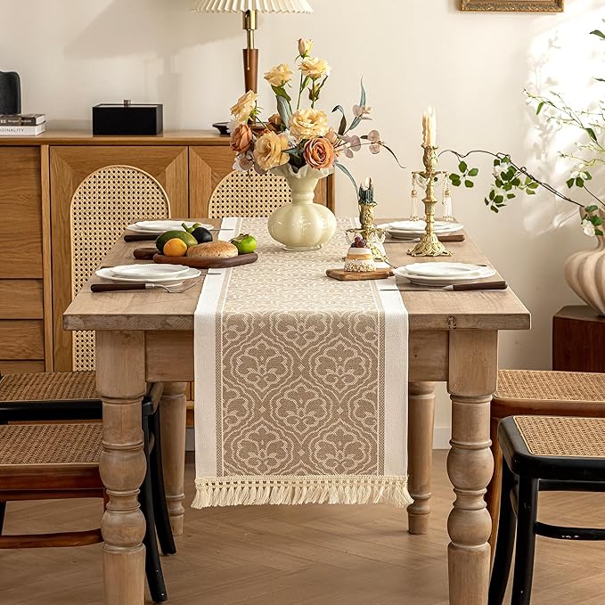 Table Runners 119 Inches, Waterproof Boho Table Runner - Image 6
