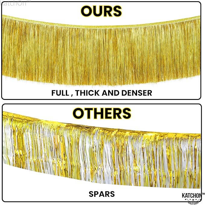 KatchOn, Bridal Shower | Golden Foil Curtains - Image 3