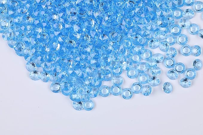 2000pcs Platic Acrylic Gems Fake Acrylic Diamonds Vase Filler Beads Faux by WelcometoGintoaria