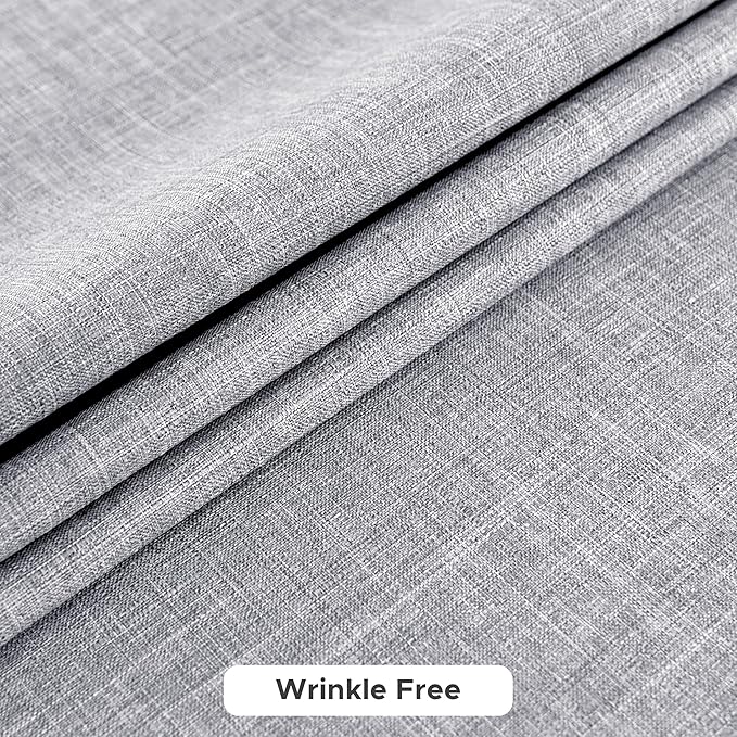 Fitable Faux Linen Tablecloths for Rectangle Tables: Water & Stain Resistant - Image 5
