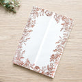 PONATIA 50 PCS Vellum Jackets for 5x7 Wedding Invitation Cards- 135gsm Floral by ponatia