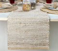 Chardin home Natural Jute Table Runner 13x72 Inch – Vintage Boho Rustic Table by ChardinHome
