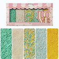 Confect Cake Sprinkles Mix Pack of 5 – Sky Blue, Sparkling Sugar – Baking by CONFECTTHECAKEDECORATINGCO