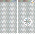 Silver Snowflake Fringe Curtain by GREATRIL