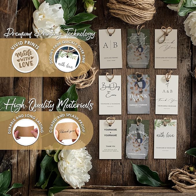 Custom Gift Tags for Wedding Favors - Image 2