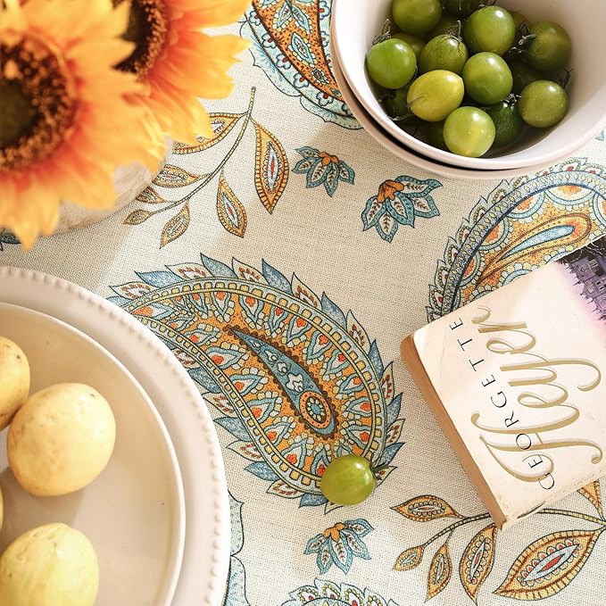 patdrea Designer Vintage French Table Cloth - Image 3