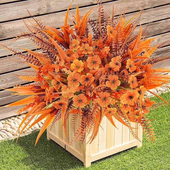 Faux Fall Flowers Outdoor - Image 7