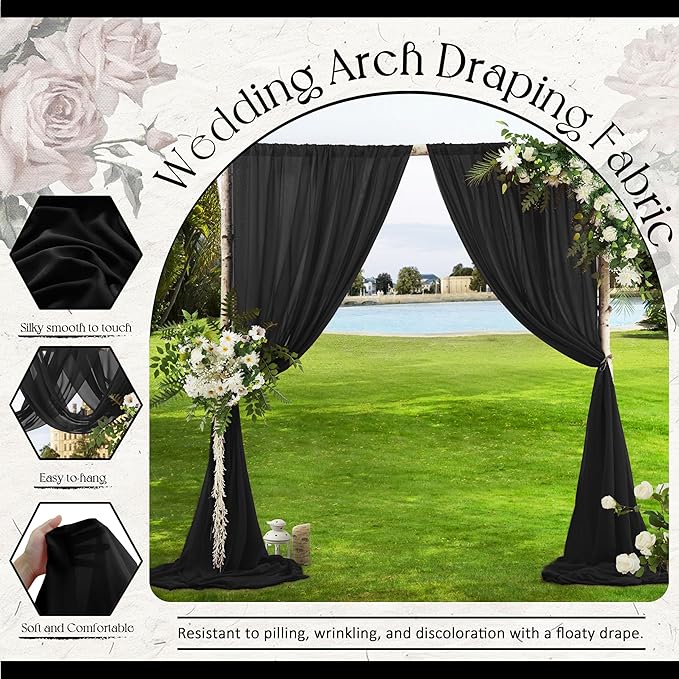 VACVELT Wedding Arch Draping Fabric - Image 4