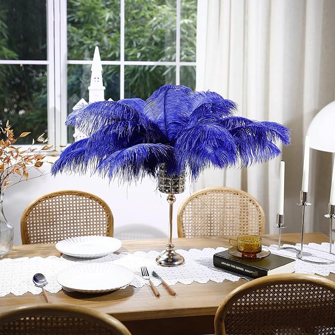 Larryhot Royal Blue Big Feathers - Image 2