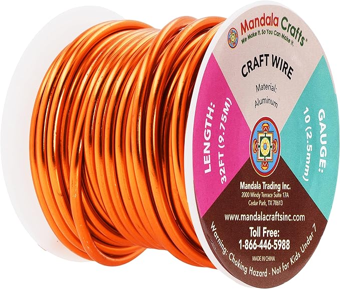 Mandala Crafts 10 Gauge Anodized Aluminum Craft Wire - Image 2