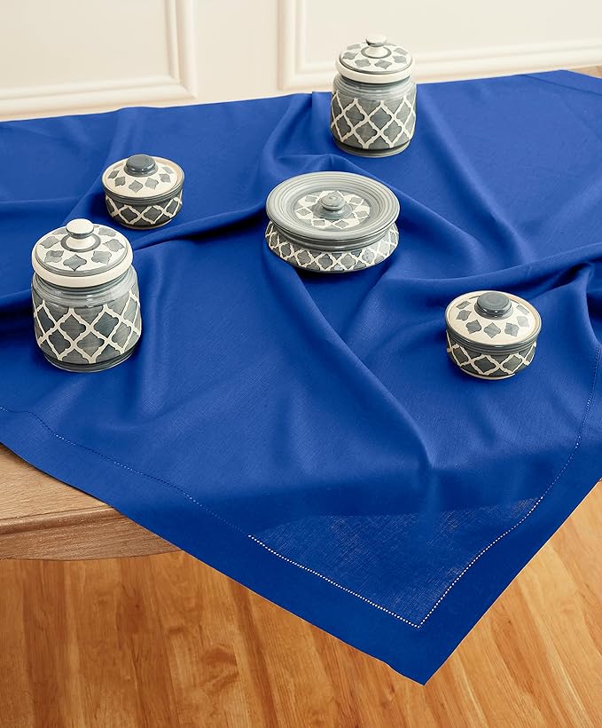 Solino Home Linen Square Tablecloth 52 x 52 Inch - Image 2