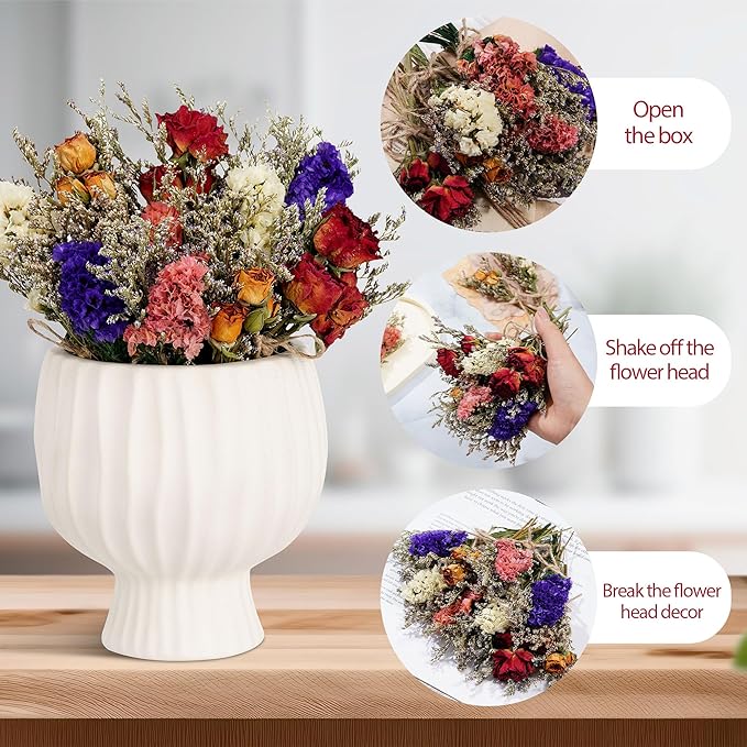 10/12/24 Pack Dried Flowers for Vase Various Mini Bouquet Dried Small - Image 4