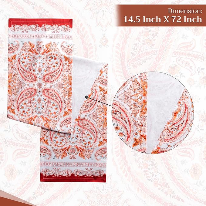 Maison d' Hermine Table Runner 100% Cotton Single Layer Table Runners 72 inches - Image 4