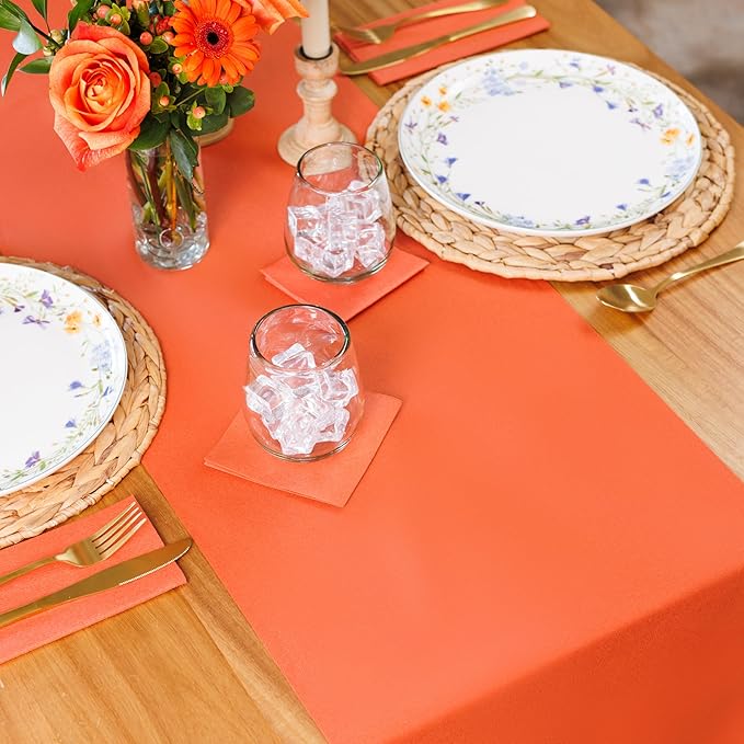 American Homestead Paper Table Runner Roll - 78 ft. Disposable Linen-Like Table - Image 2