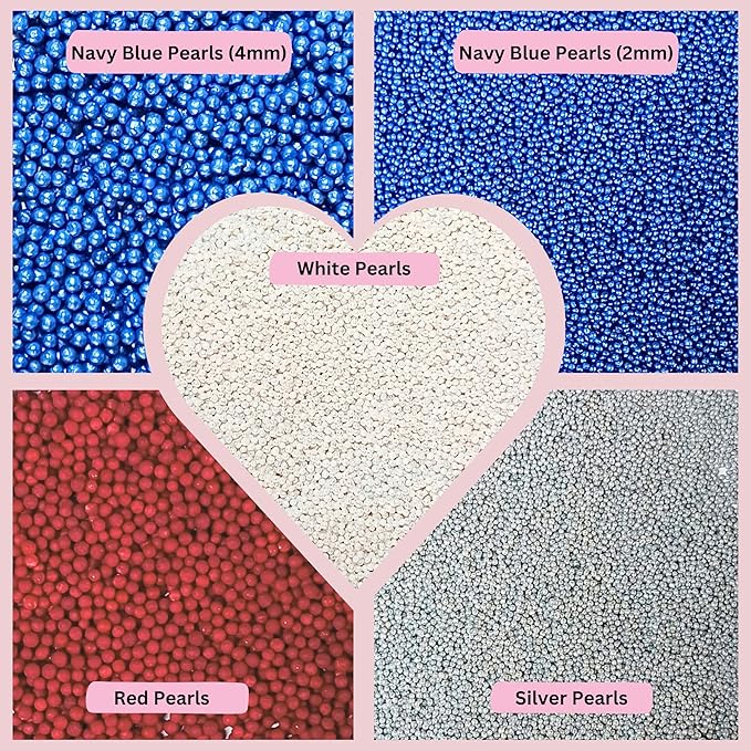 Confect Patriotic Sprinkles Mix – Red, Gluten-Free, Dairy-Free, Palm Oil-Free - Image 3