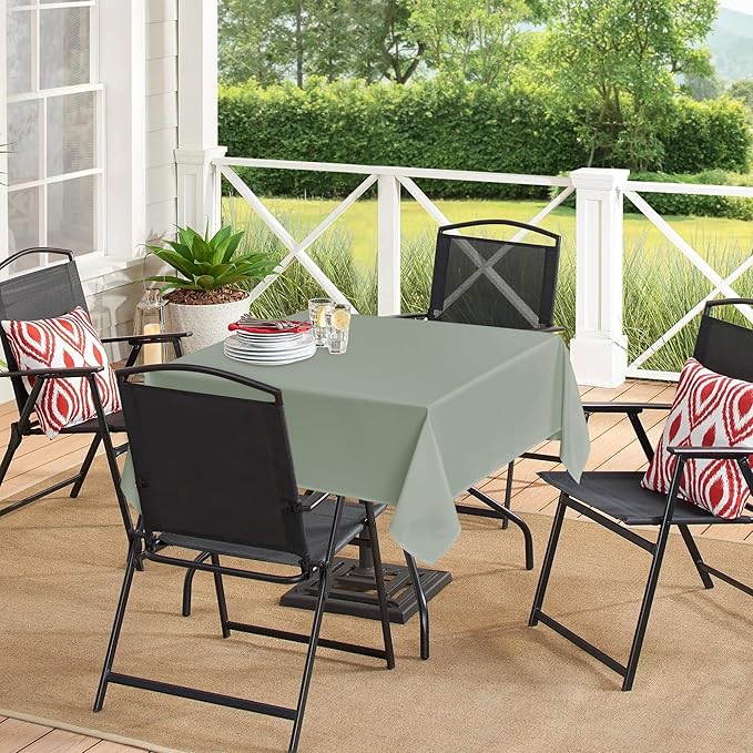 sancua Square Tablecloths 85x85 Inch - Image 3
