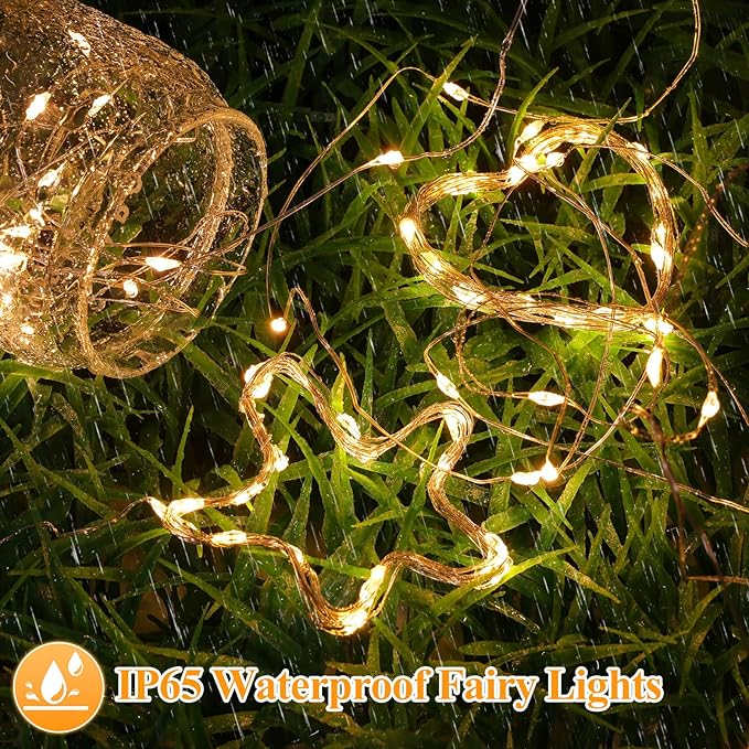 Lakumu 12-Pack Fairy Lights Battery Operated Twinkle Lights-7FT 20LEDs String - Image 3