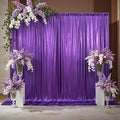 20x10ft Thick Purple Glitter Backdrop Curtain Panels by Outpain
