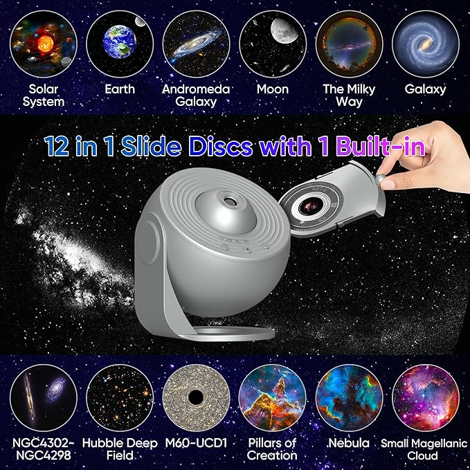 Galaxy Projector for Bedroom, 13 in 1 Star Projector - Image 2