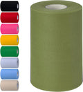 Army Green Tulle Fabric Rolls 6 Inch by 100 Yards Tulle Roll Spool Fabric by Unknown