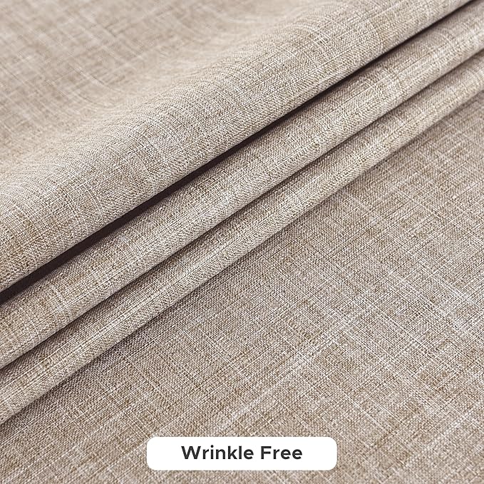Fitable Faux Linen Tablecloths for Rectangle Tables: Water & Stain Resistant - Image 5