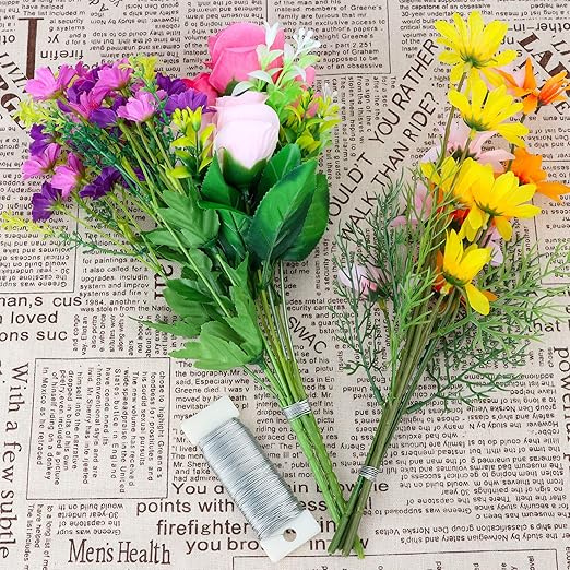 Silver Floral Wire - Image 5
