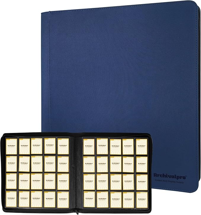 20 Pockets Premium Card Binder 1024 Cards Trading Card Binders Side Load Card by TradingCardProtectionExpert