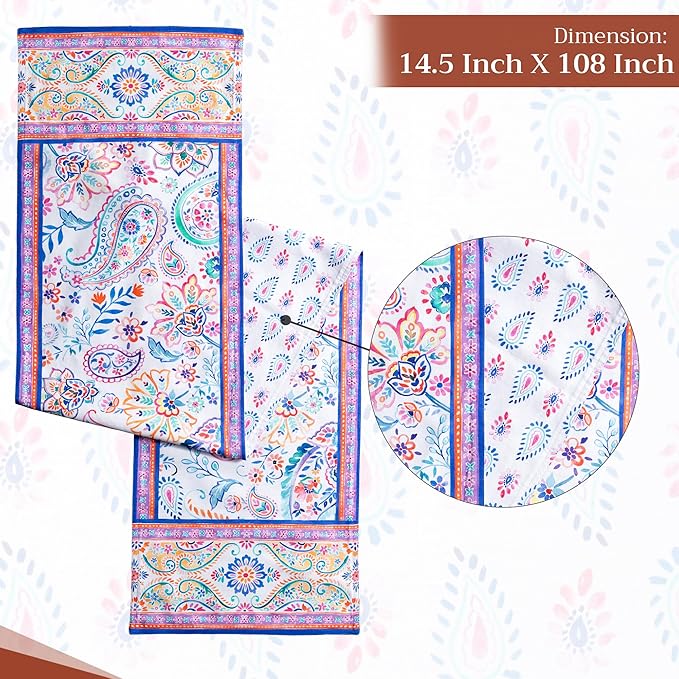 Maison d' Hermine Table Runner 100% Cotton Double Layer Table Runners 108 - Image 4