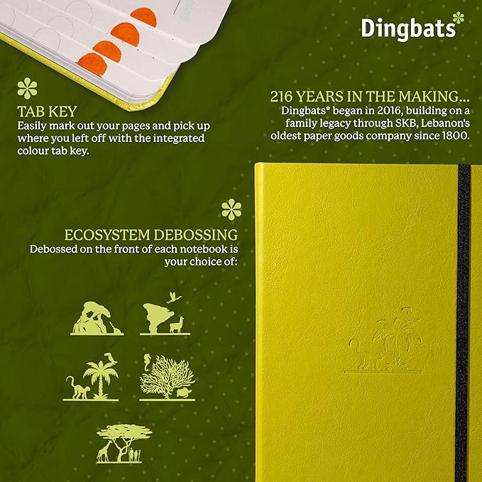 Dingbats* Earth Dotted Writing Journal Notebook A5 - Image 2