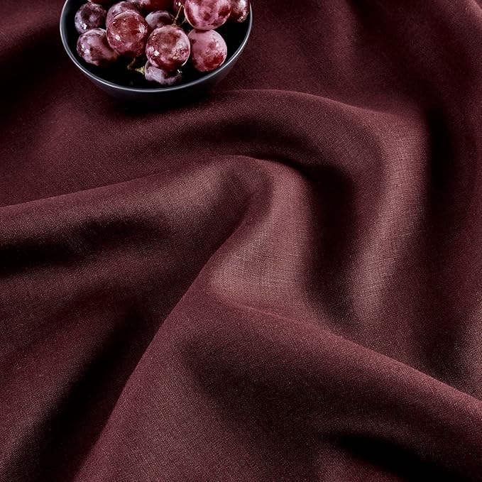Solino Home Linen Burgundy Table Runner 72 Inches Long - Image 9