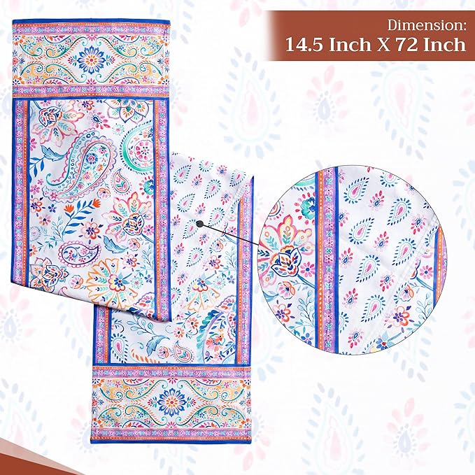 Maison d' Hermine Table Runner 100% Cotton Double Layer Table Runners 72 inches - Image 4