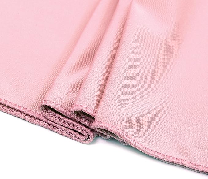 VDS Pack of 50 PCS | Dusty Rose | Spandex Chair Sashes Bows Without Buckle | - Image 4