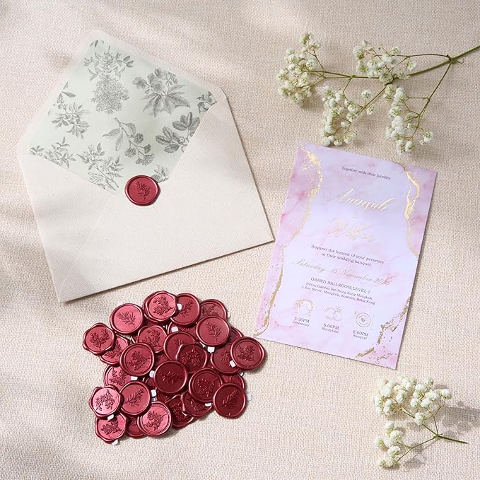 Wax Seal Stickers Premium Envelope Seal Stickers - Image 6