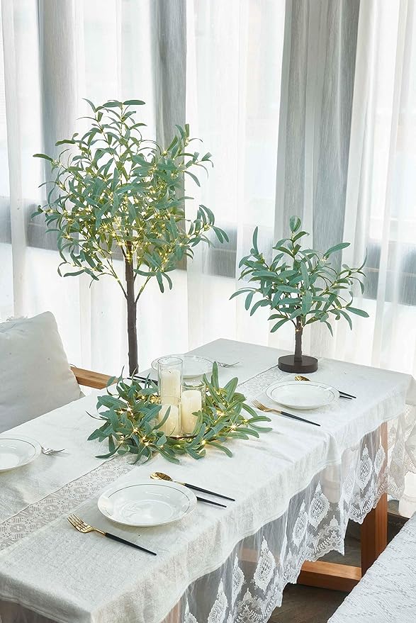 LITBLOOM Lighted Olive Branches 24IN 72 LED - Image 6