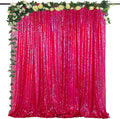 ShiDianYi 4x6ft Hot Pink Sequins Backdrop by ShiDianYi