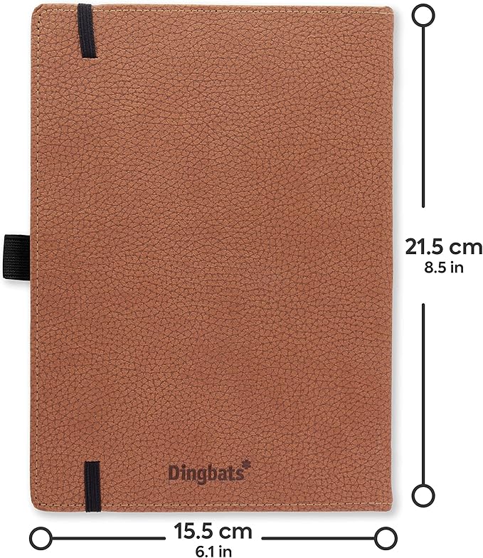 Dingbats* Wildlife Grid Writing Journal Notebook A5 - Image 2