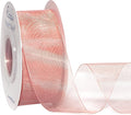 Ribbli Sweet Nectar Pink Sheer Organza Ribbon, 1-1/2 Inches x Continuous 50 Yard by Ribbli