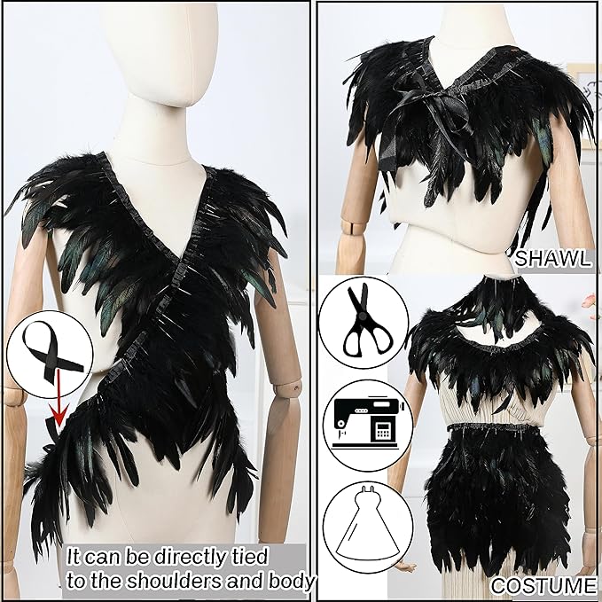 Holmgren 5-7inch Rooster Feathers Trim - Image 2