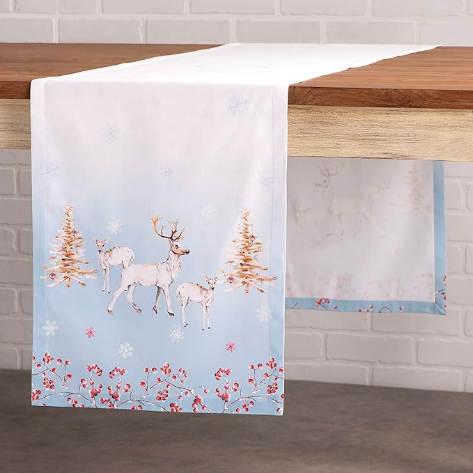 Maison d' Hermine Table Runner 100% Cotton Single Layer Table Runners 90 inches - Image 7