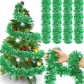 72 Feet Christmas Tinsel Garland Shiny Metallic Tinsel Twist Garland Streamers by Yilloog