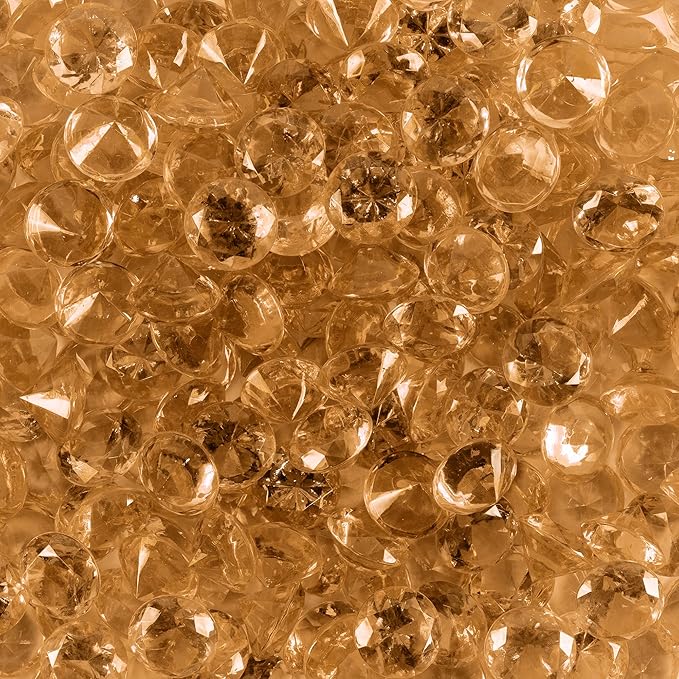 Super Z Outlet Acrylic Color Faux Round Diamond Crystals Treasure Gems - Image 4