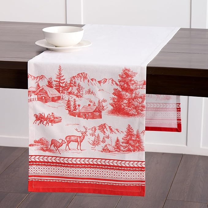Maison d' Hermine Table Runner 100% Cotton Single Layer Table Runners 108 - Image 9