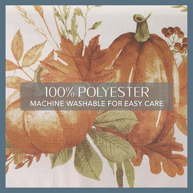 Elrene Home Fashions Autumn Pumpkin Grove Fall Placemat, Seasonal Table Decor - Image 5