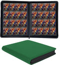 1600+ Pockets Trading Card Binder, 16-Pocket Card Ablum Compatible by KUOOKING