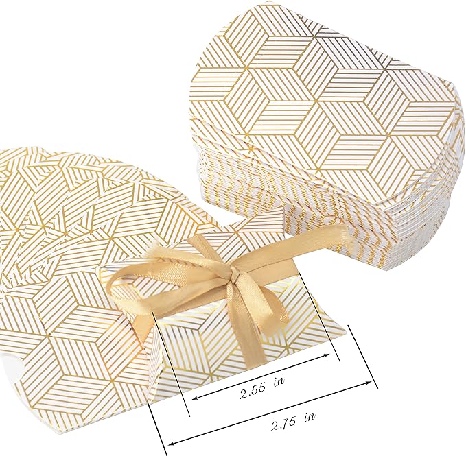Aokbean 100 Pack Mini Pillow Candy Box Small Gift Boxes - Image 6