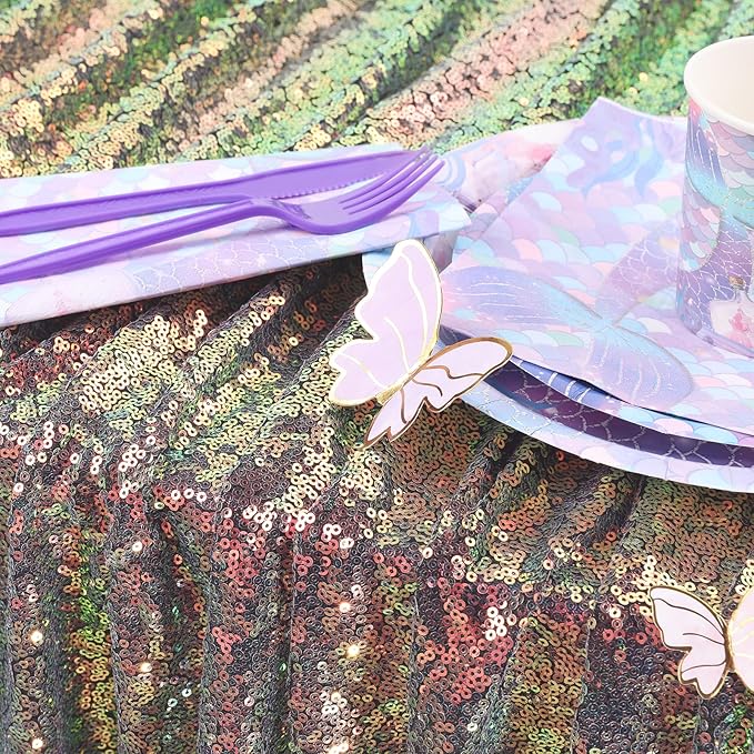 QueenDream Sparkly Sequin Tablecloth - Image 2