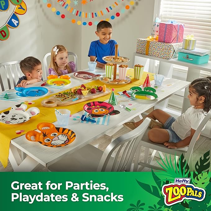 Hefty Zoo Pals Party Edition Paper Plates - Image 7