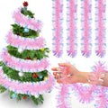 72 Feet Christmas Tinsel Garland Shiny Metallic Tinsel Twist Garland Streamers by Yilloog