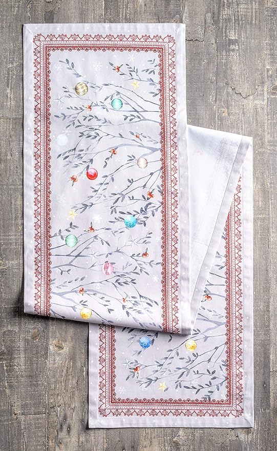Maison d' Hermine Table Runner 100% Cotton Single Layer Table Runners 90 inches - Image 2