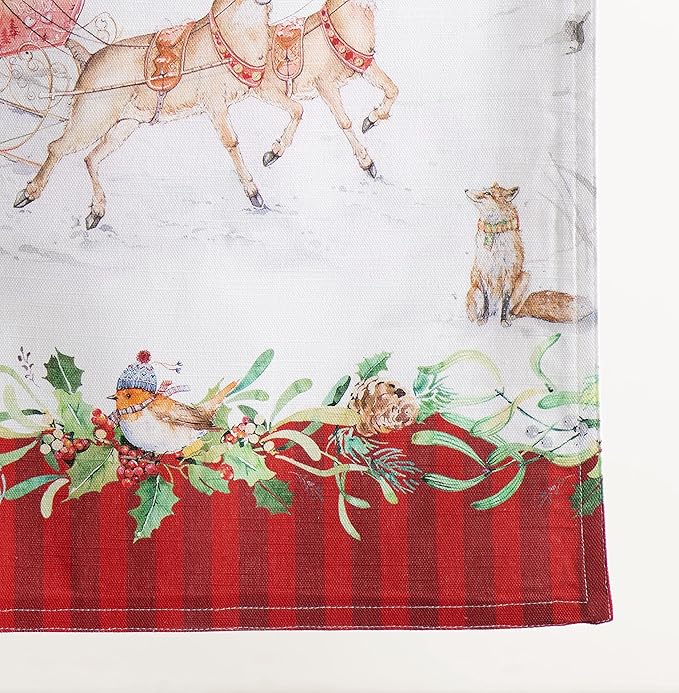 Maison d' Hermine Table Runner 100% Cotton Double Layer Table Runners 108 - Image 7